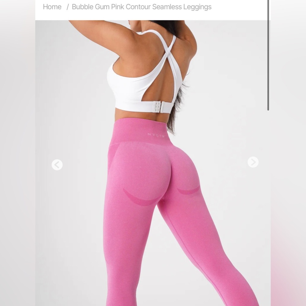 NVGTN Pink Bubblegum Seamless Contour Leggings